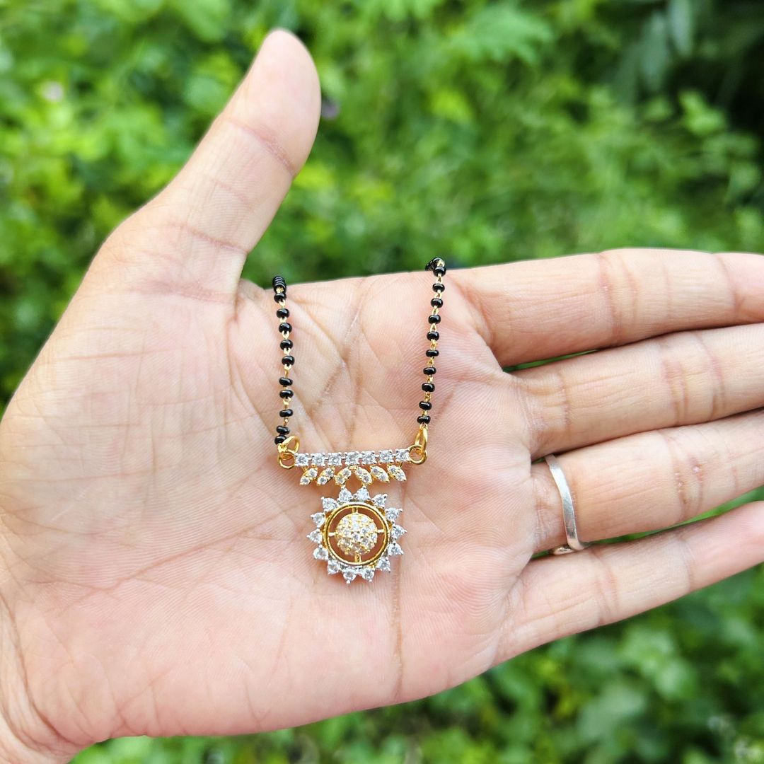 Vatsala American Diamond Mangalsutra Set