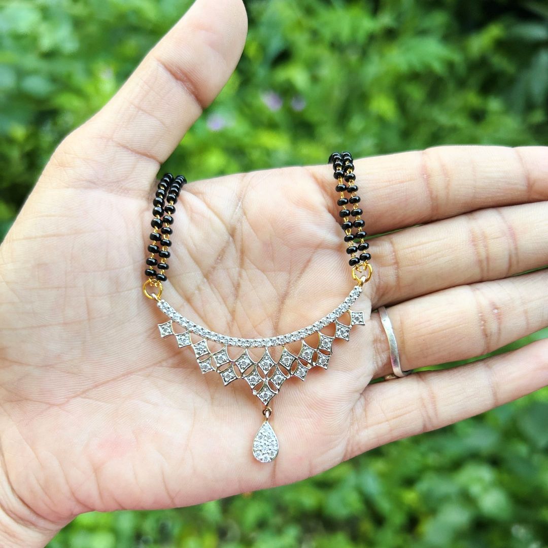 Tara American Diamond Mangalsutra Set