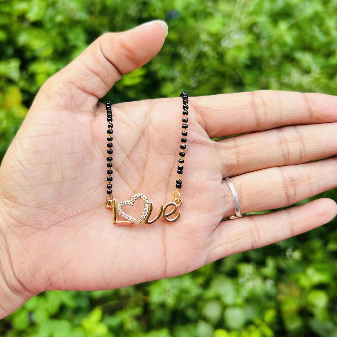 Love CZ Designer Mangalsutra