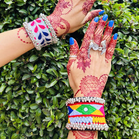 Navratri Special Premium Thread Multi-color Ghungroo Bracelet/ Kada