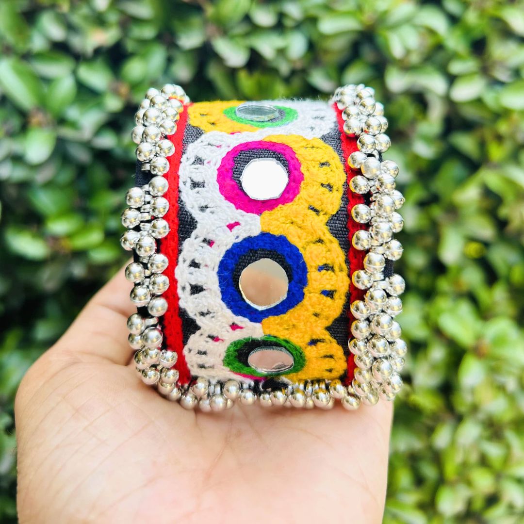 Navratri Special Premium Thread Multi-color Ghungroo Bracelet/ Kada