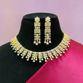 Adriana 18K Gold Plated American Diamond Necklace Set