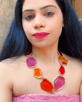Maya Multicolor Statement Necklace