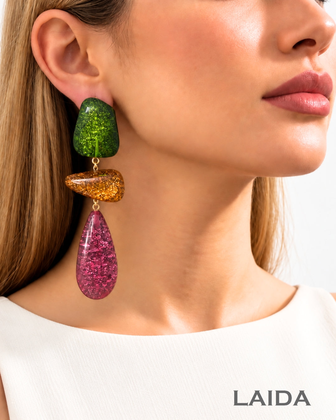 Chic Multicolor Drop Earrings