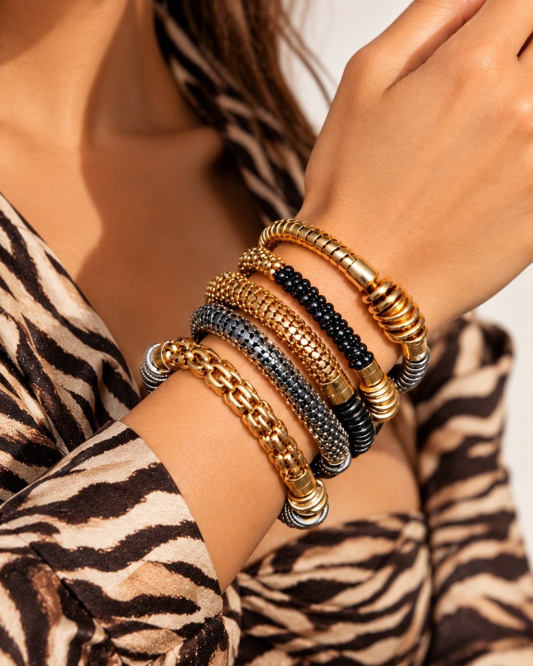 Midnight Glam Bracelet Stack