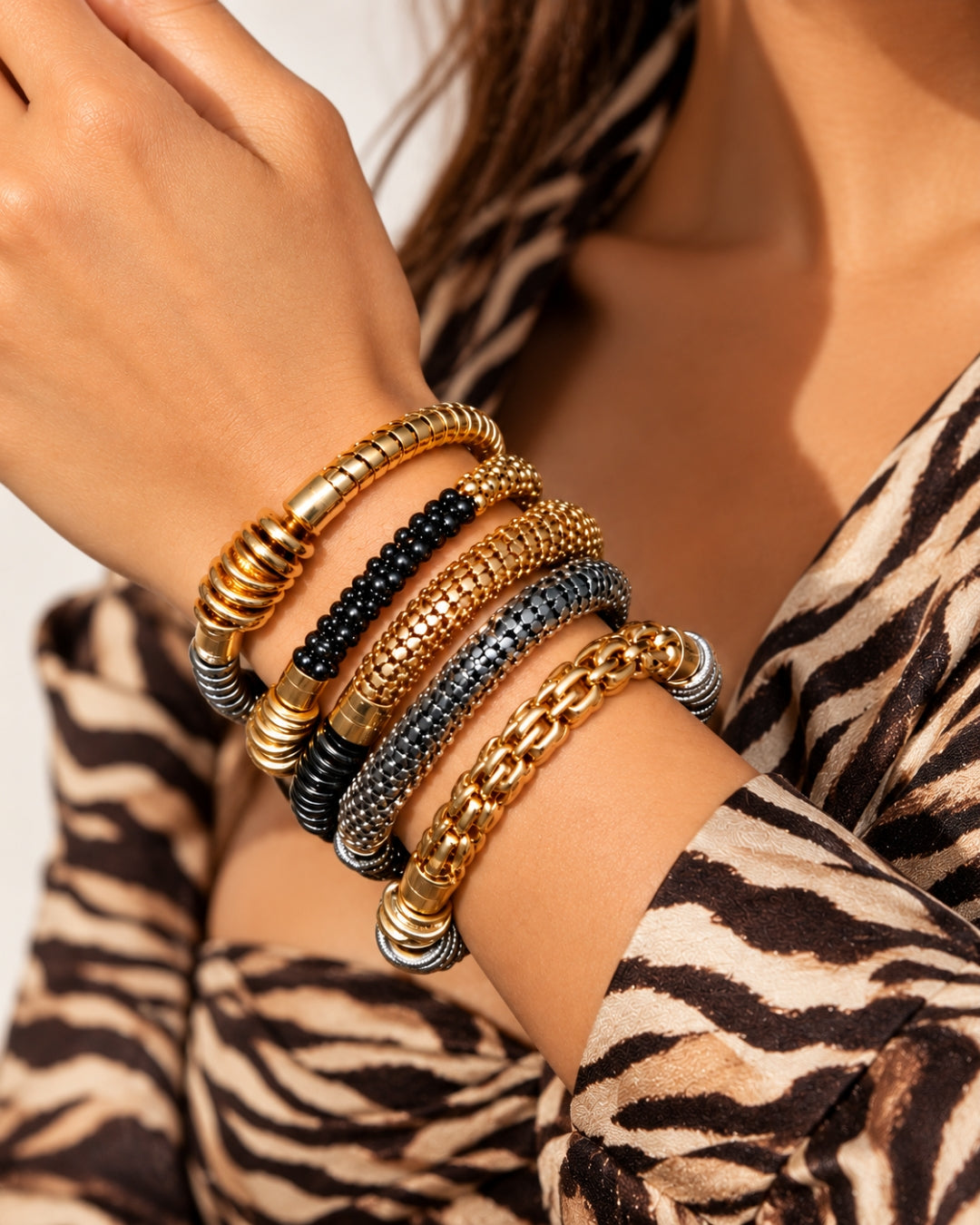 Midnight Glam Bracelet Stack