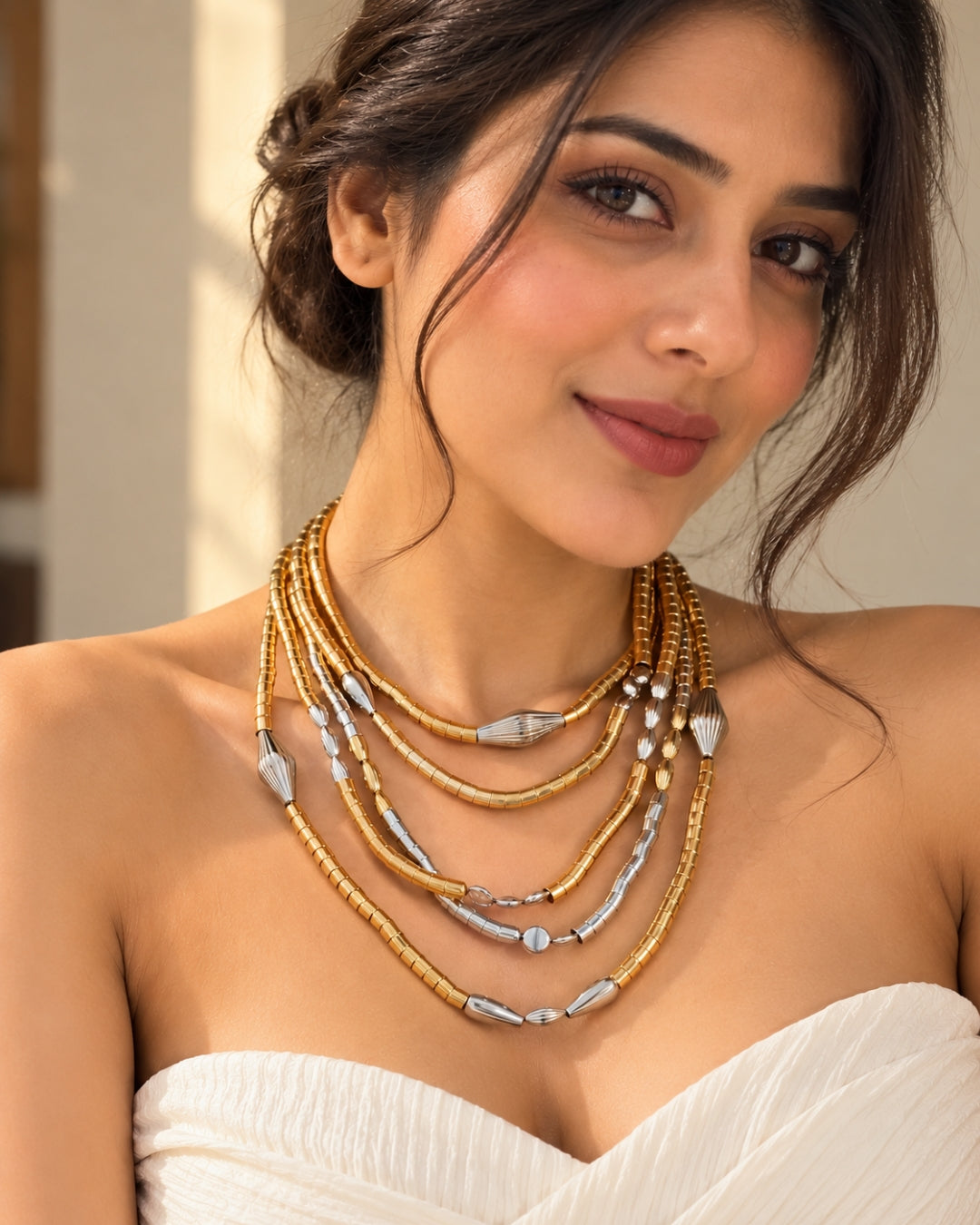 Retro Multi Layered Necklace
