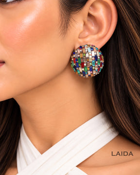 Bling Blogger Multi Stud Earrings - Small