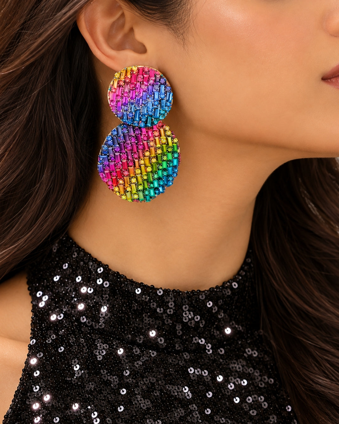 Bling Blogger Multi Layered Earrings