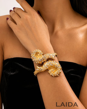 Golden Ocean Minimalist Bracelet