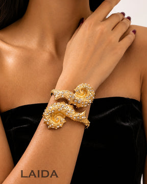 Golden Ocean Minimalist Bracelet