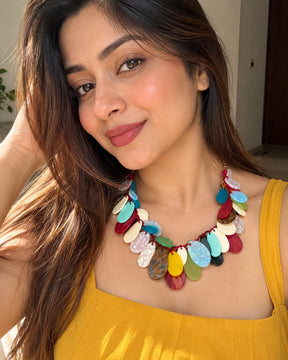 Multicolor Chic Resin Necklace