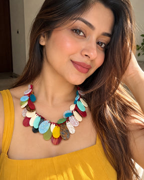 Multicolor Chic Resin Necklace