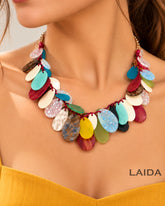 Multicolor Chic Resin Necklace