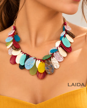 Multicolor Chic Resin Necklace