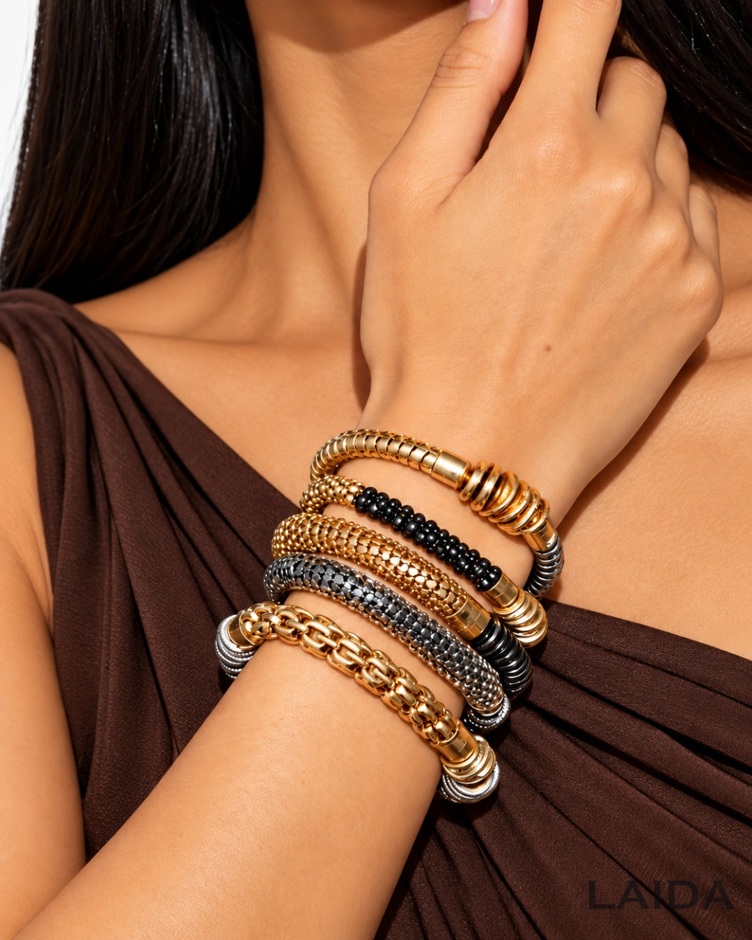 Midnight Glam Bracelet Stack