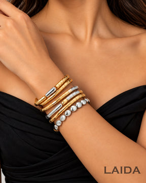 Retro Enamel Bracelet Stack