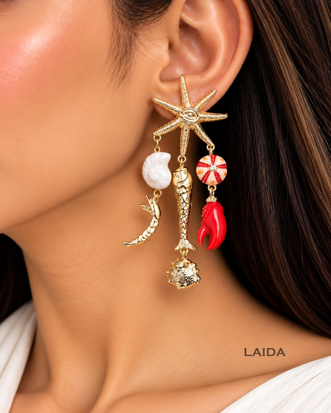 Ocean Themed Vacay Drop Earrings