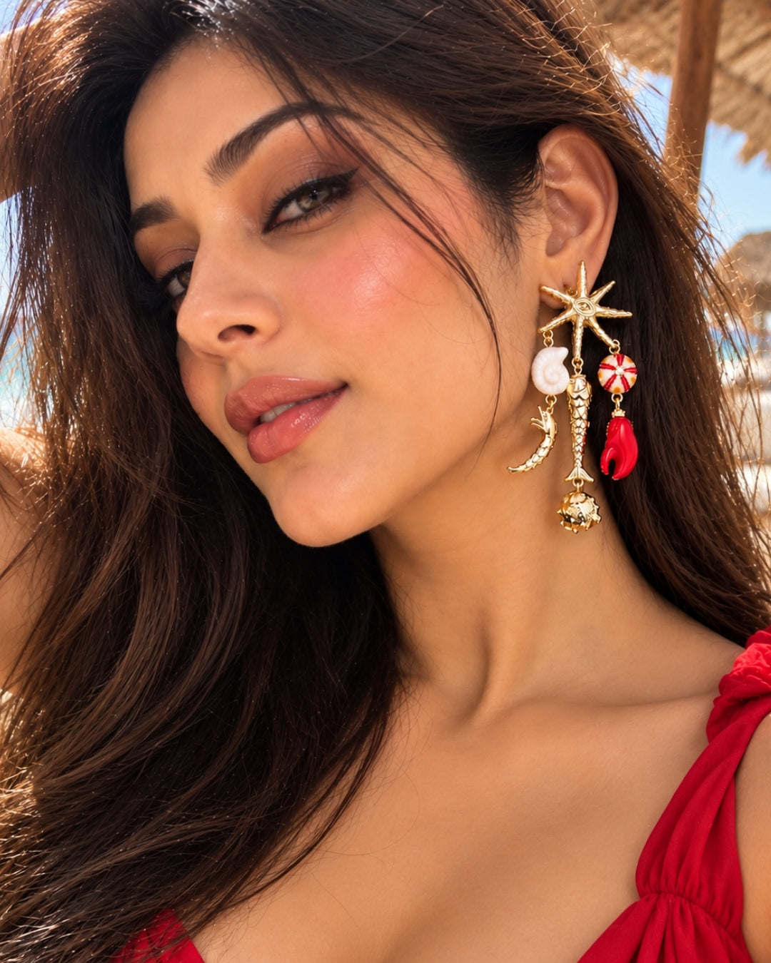 Ocean Themed Vacay Drop Earrings
