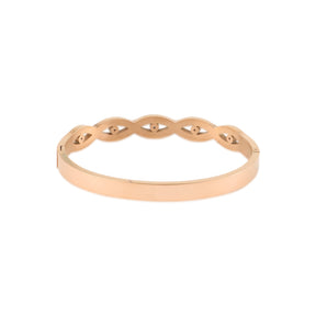Anne Rose Gold Plated Multi Evil Eye - Bangle Bracelet