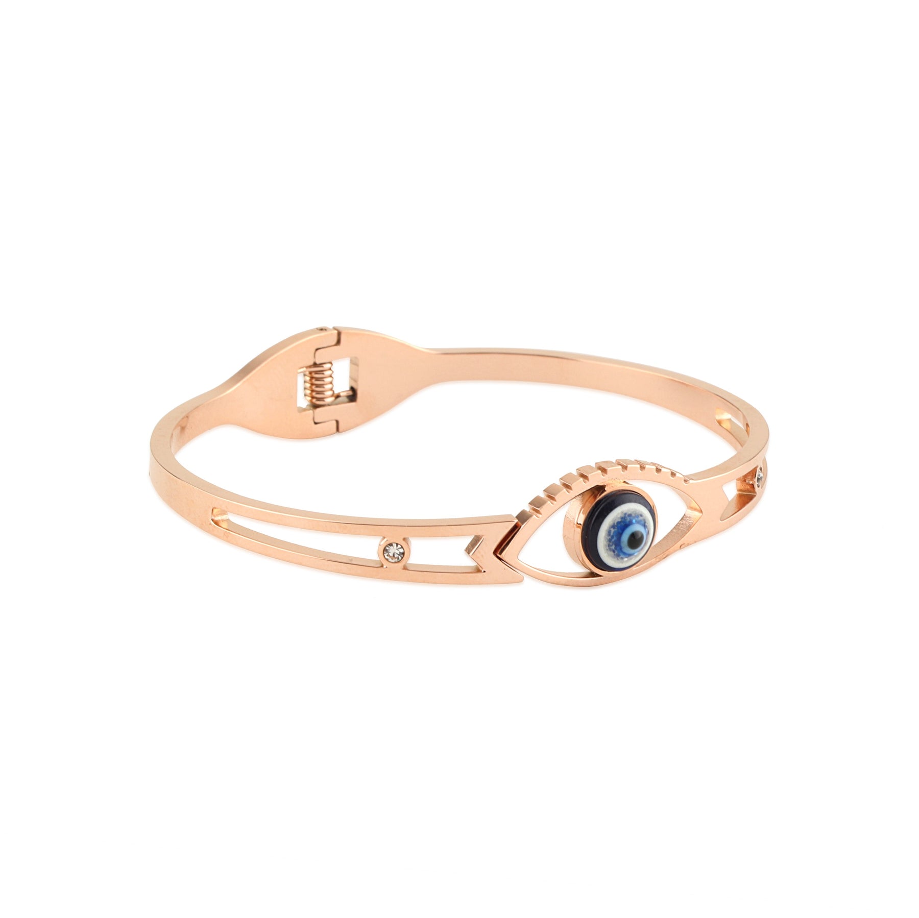 Stylish Golden Evil Eye Bracelet – Evil Eye Guard