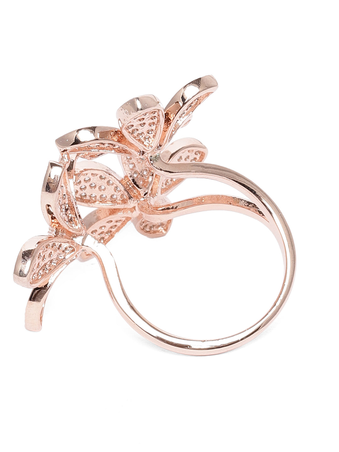 14K Rose Gold Morganite Engagement Ring Unique Morganite Engagement Ring  Rose Gold Floral Engagement Ring - Camellia Jewelry