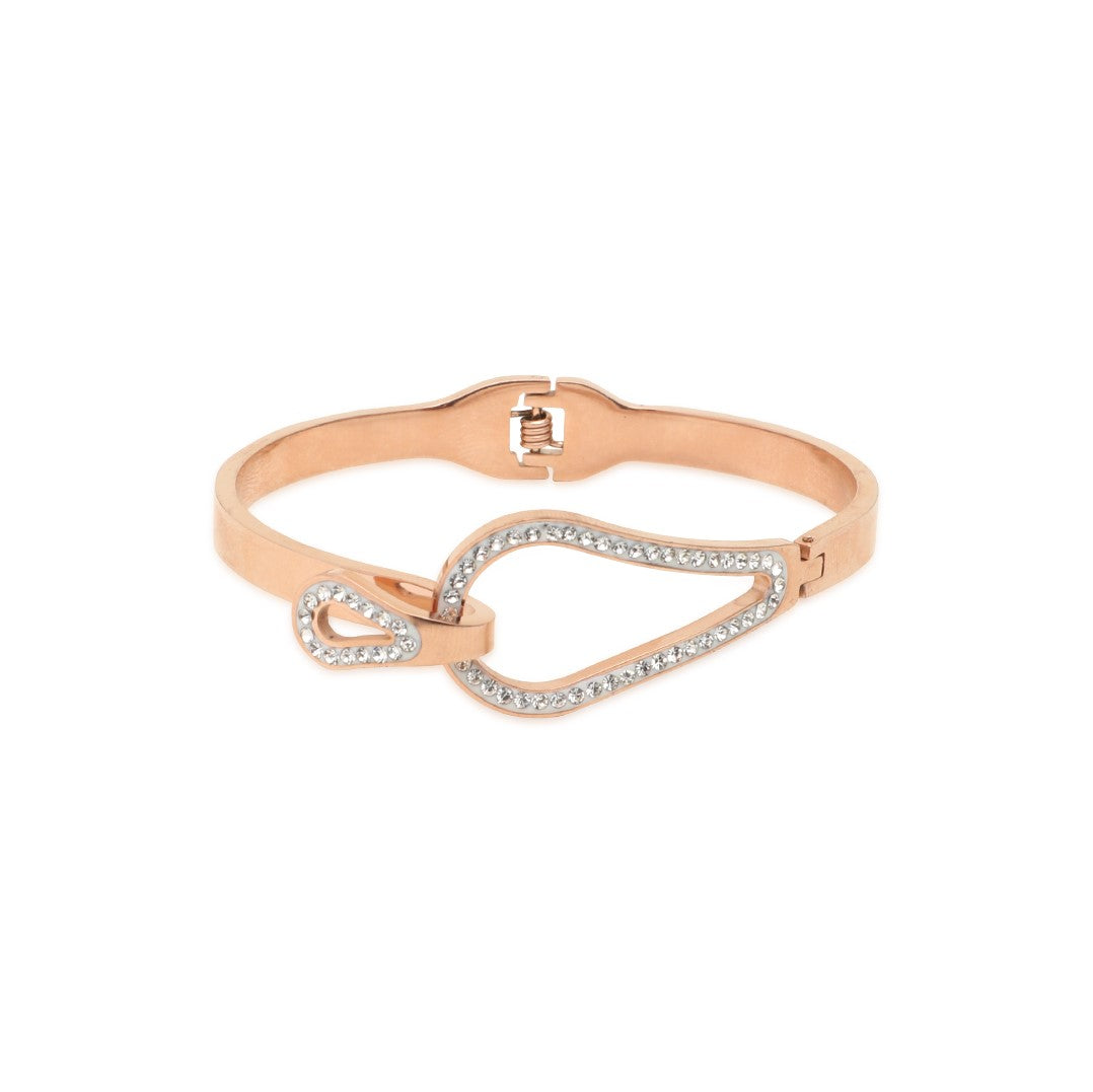 Laida Women Rose Gold-Plated Link Bracelet