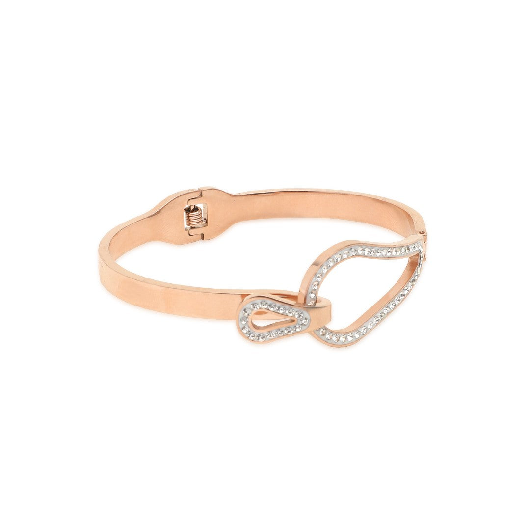 Laida Women Rose Gold-Plated Link Bracelet