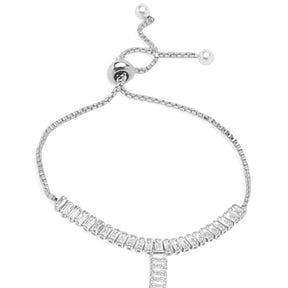 Laida Women Silver-Plated Ring Bracelet