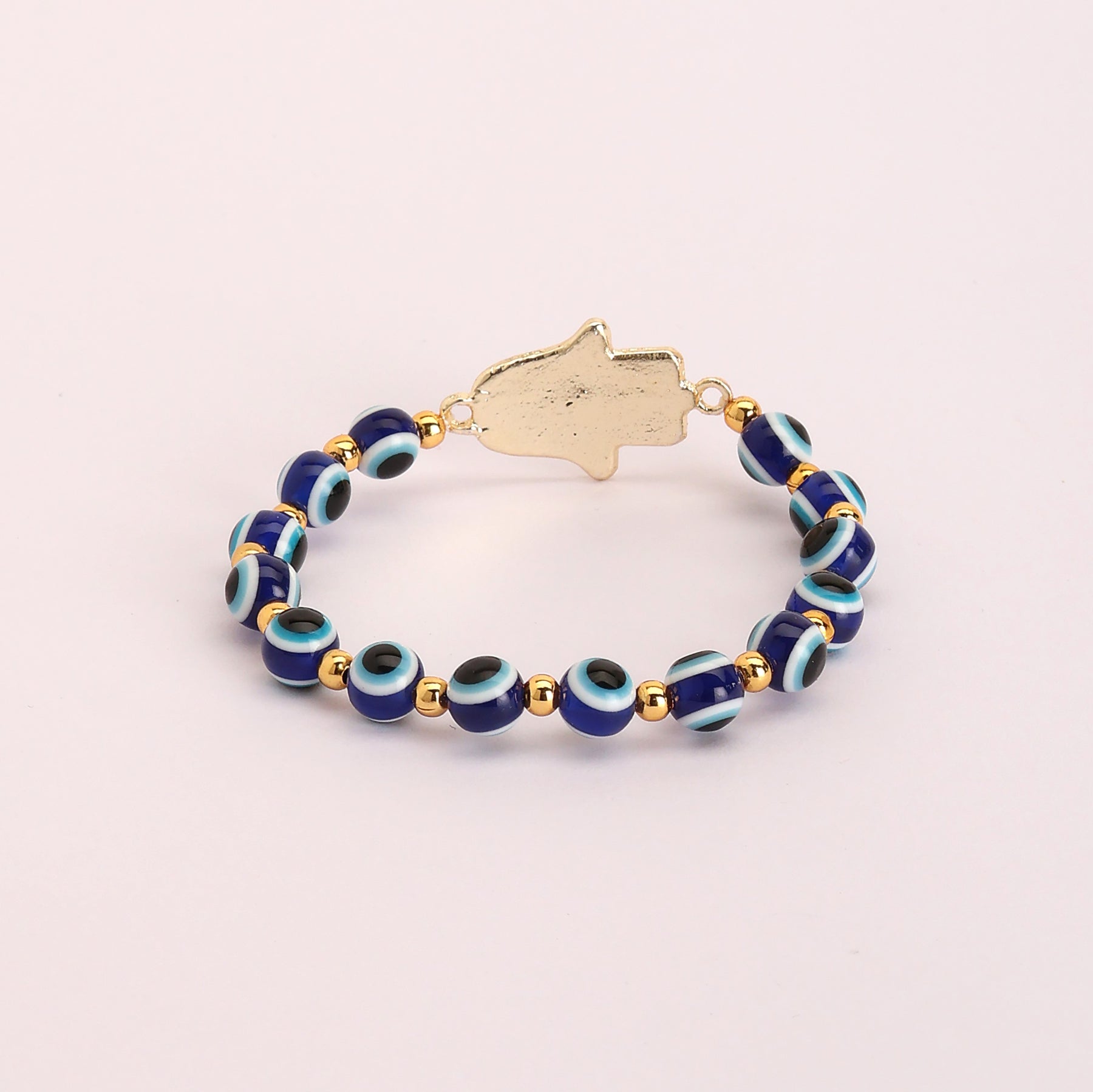 LAIDA Stretchable Evil Eye Hamsa Bracelet