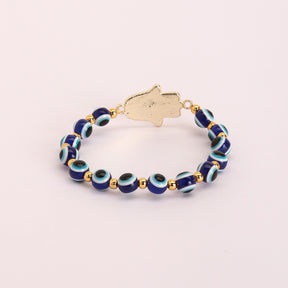 LAIDA Stretchable Evil Eye Hamsa Bracelet