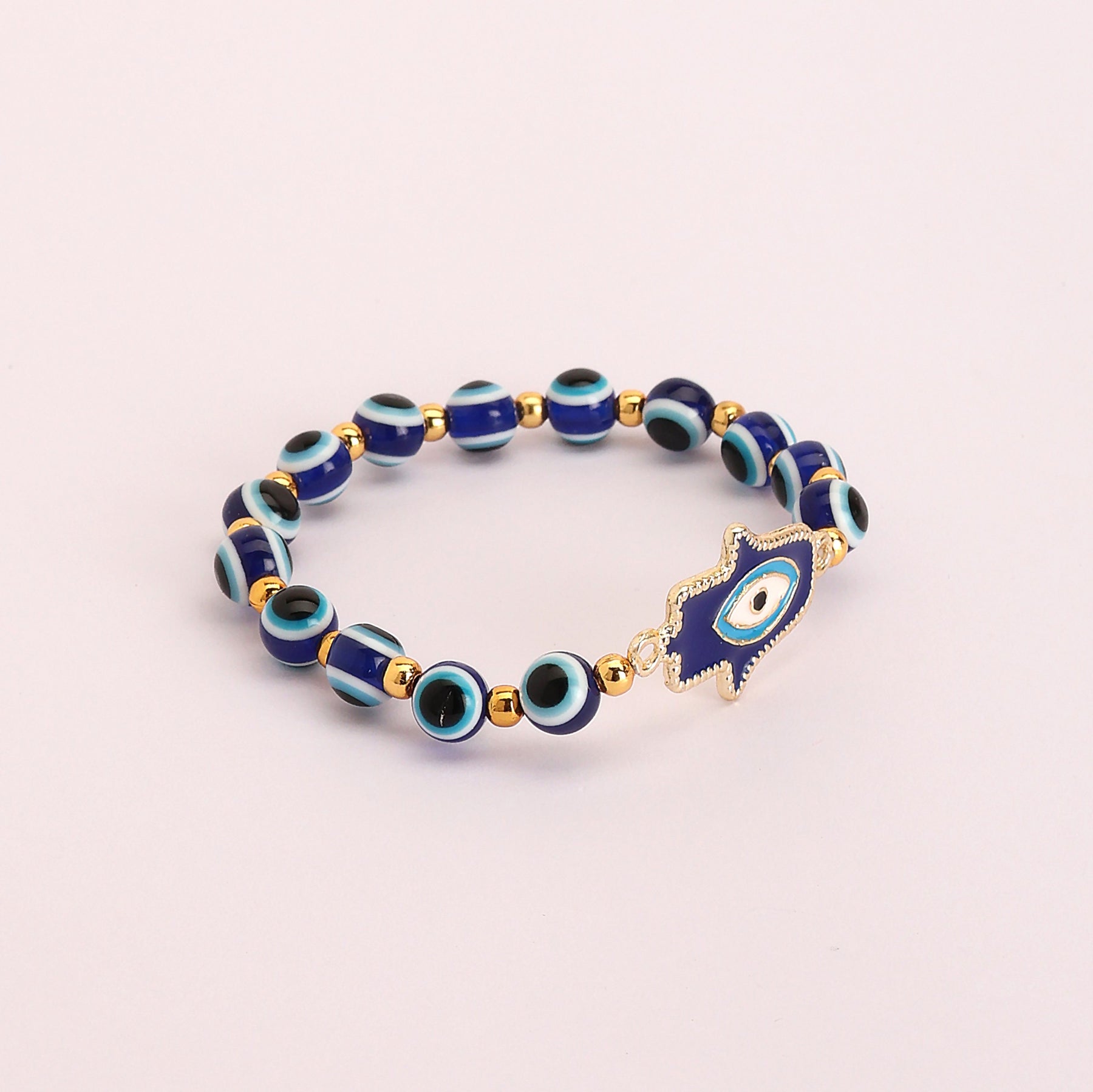 LAIDA Stretchable Evil Eye Hamsa Bracelet