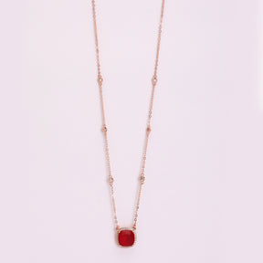 Red Charm Ruby Pendant