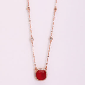 Red Charm Ruby Pendant
