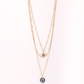 Envy  Multi - Layered Evil Eye Pendant