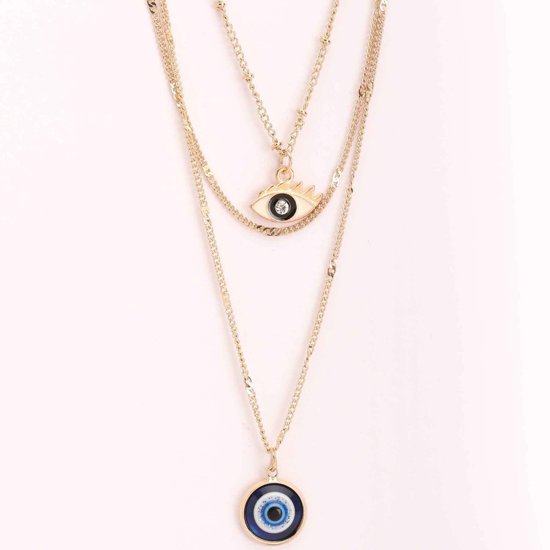 Envy  Multi - Layered Evil Eye Pendant