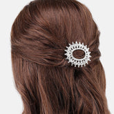 Laida Women Metal Embellished French Barrette