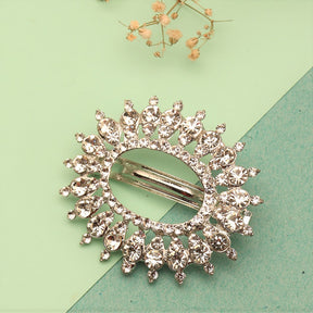 Laida Women Metal Embellished French Barrette