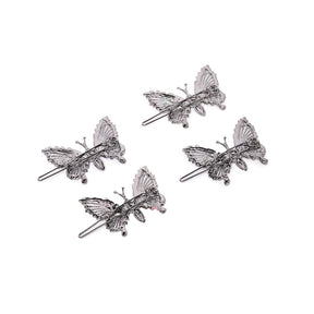 Laida Women Set of 4 Metal Embellished Hair Accessory Set