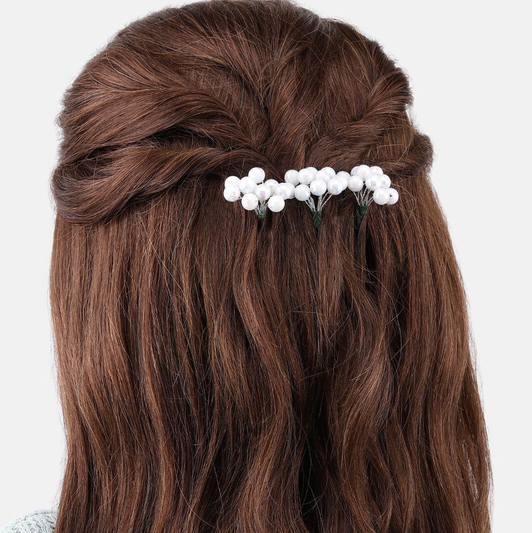 Set of 6 Pearl Hair Pins