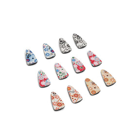 Laida Girls Set of 12 Metal Tic Tac Hair Clip