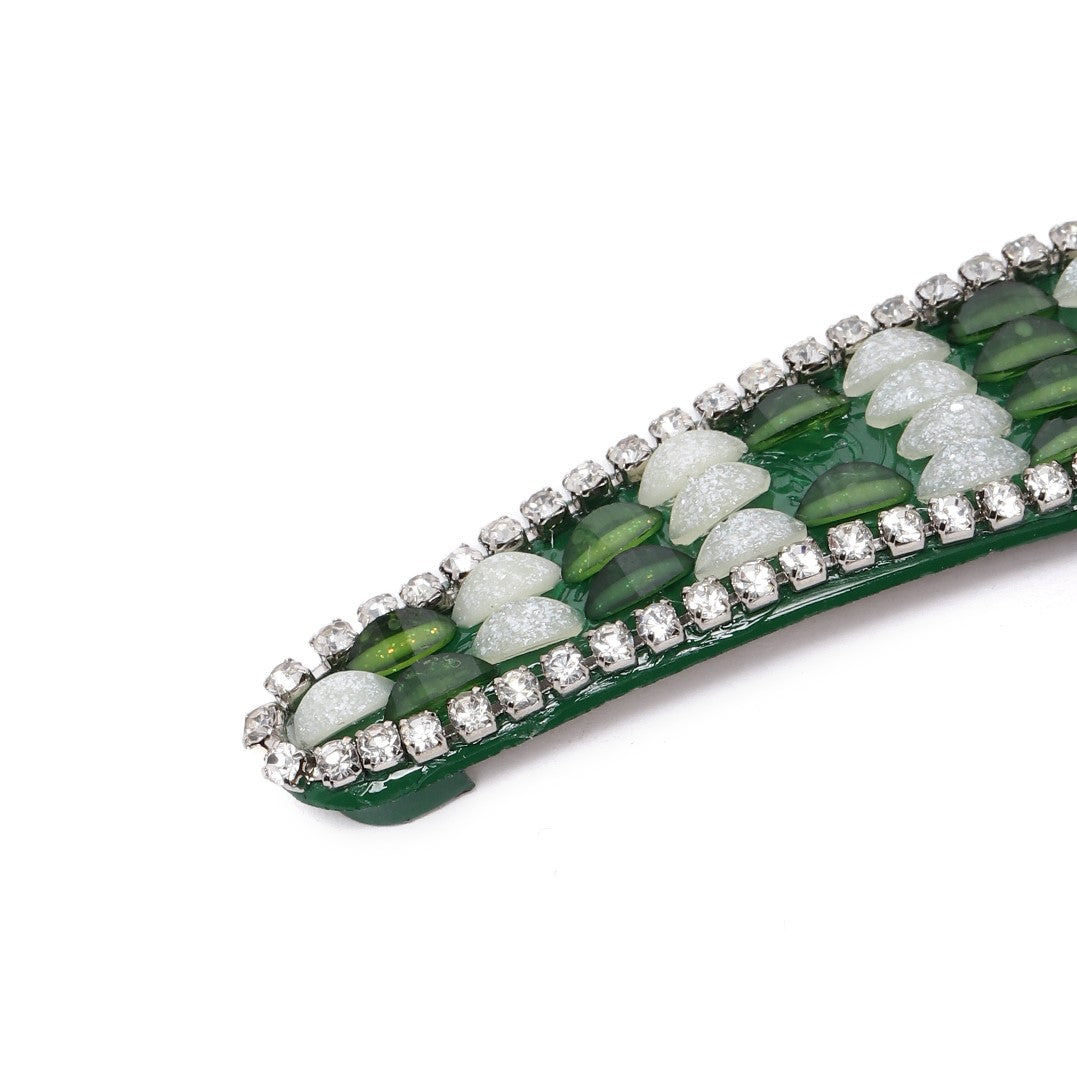 Laida Women Set of 4 Metal Embellished Tic Tac Hair Clip