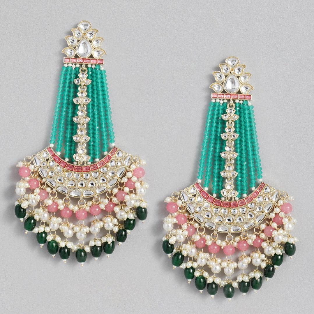 Fazeen Green  Jhoomar Earrings