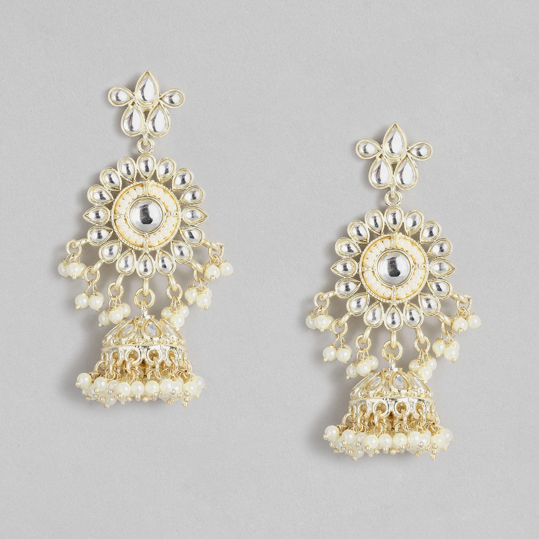 Gold-Toned Classic Drop Earrings