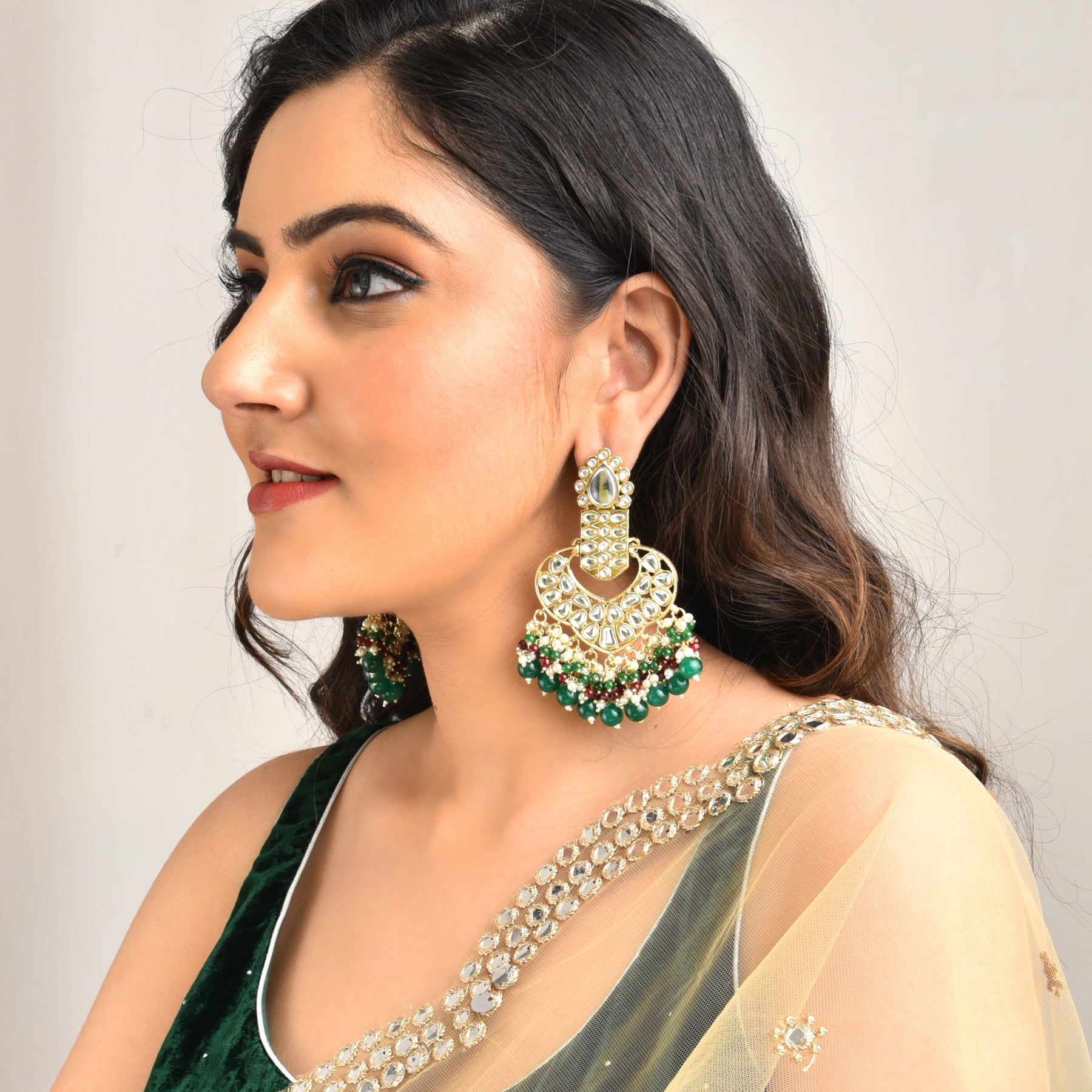 Gold Plated Classic Chandbalis Earrings