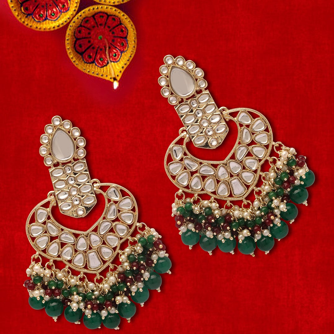 Gold Plated Classic Chandbalis Earrings