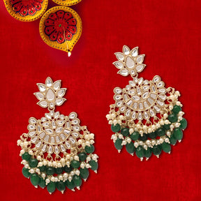 Gold-Plated Classic Chandbalis Earrings