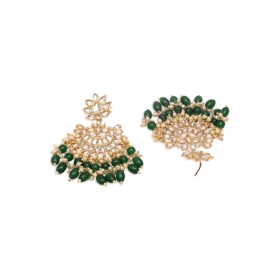 Gold-Plated Classic Chandbalis Earrings