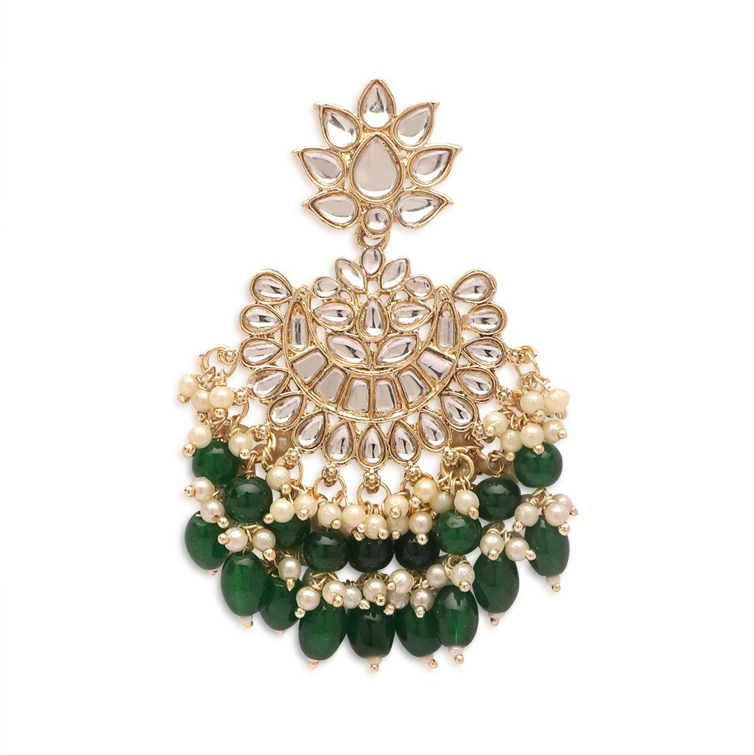 Gold-Plated Classic Chandbalis Earrings