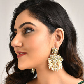 Gold-Plated Classic Chandbalis Earrings